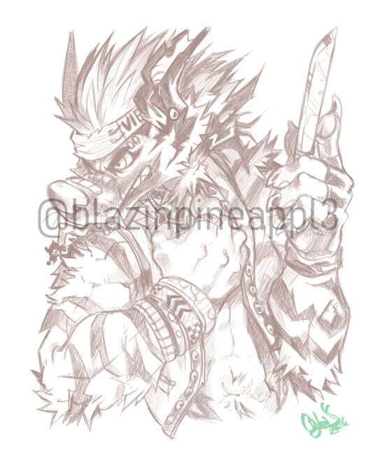 Bust Sketch With Simple Values Example