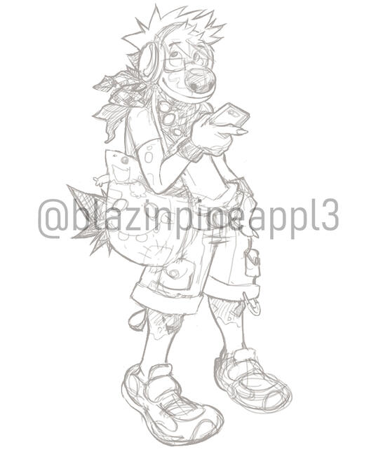 Simple Sketch Full Body Example