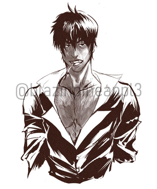 Bust Sketch with Simple Values Example