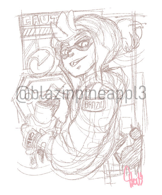 Simple Bust Sketch Example